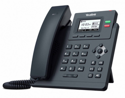 Yealink - IP telefon, 2x SIP účty, LCD 2,3" 132x65 pix - podsvícený, 2x prog. tl., 2x RJ45 Mb/s