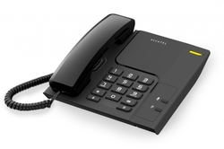 Alcatel - analogový telefonní přístroj bez displeje v černém provedení