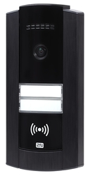 2N® IP Base, dveřní interkom, 2 tl., HD kamera, černý rám